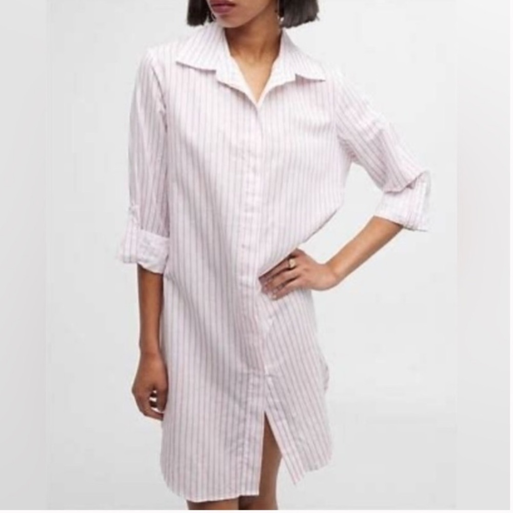 Harshman Willow Striped Shirt Dress Nwt